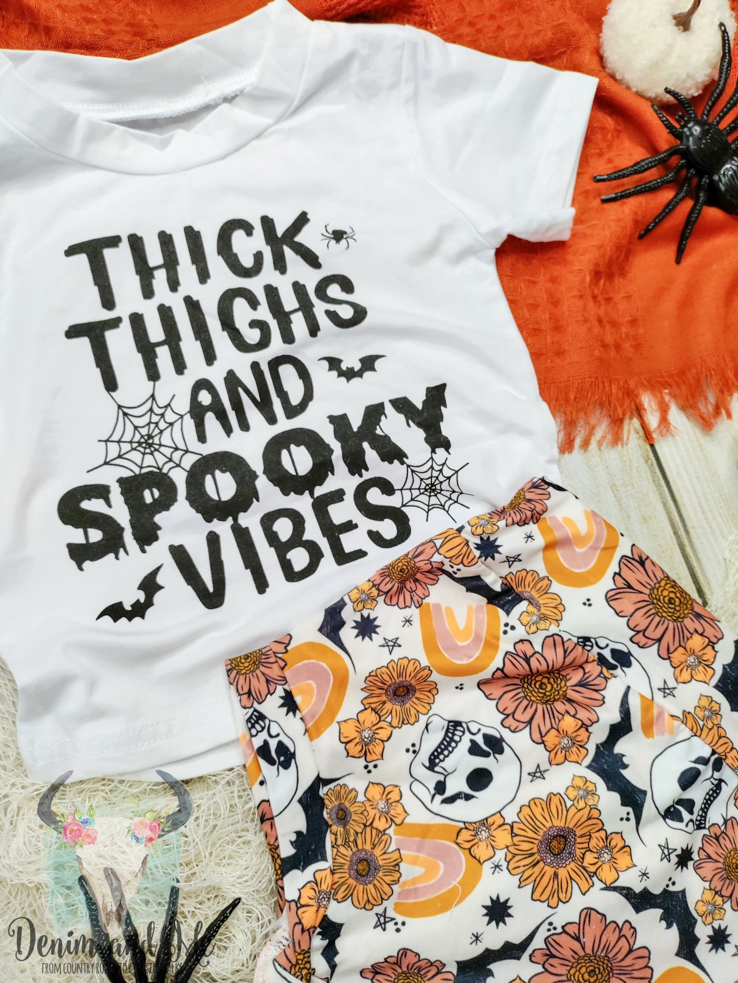 Thick Thighs Spooky Vibes Outfit