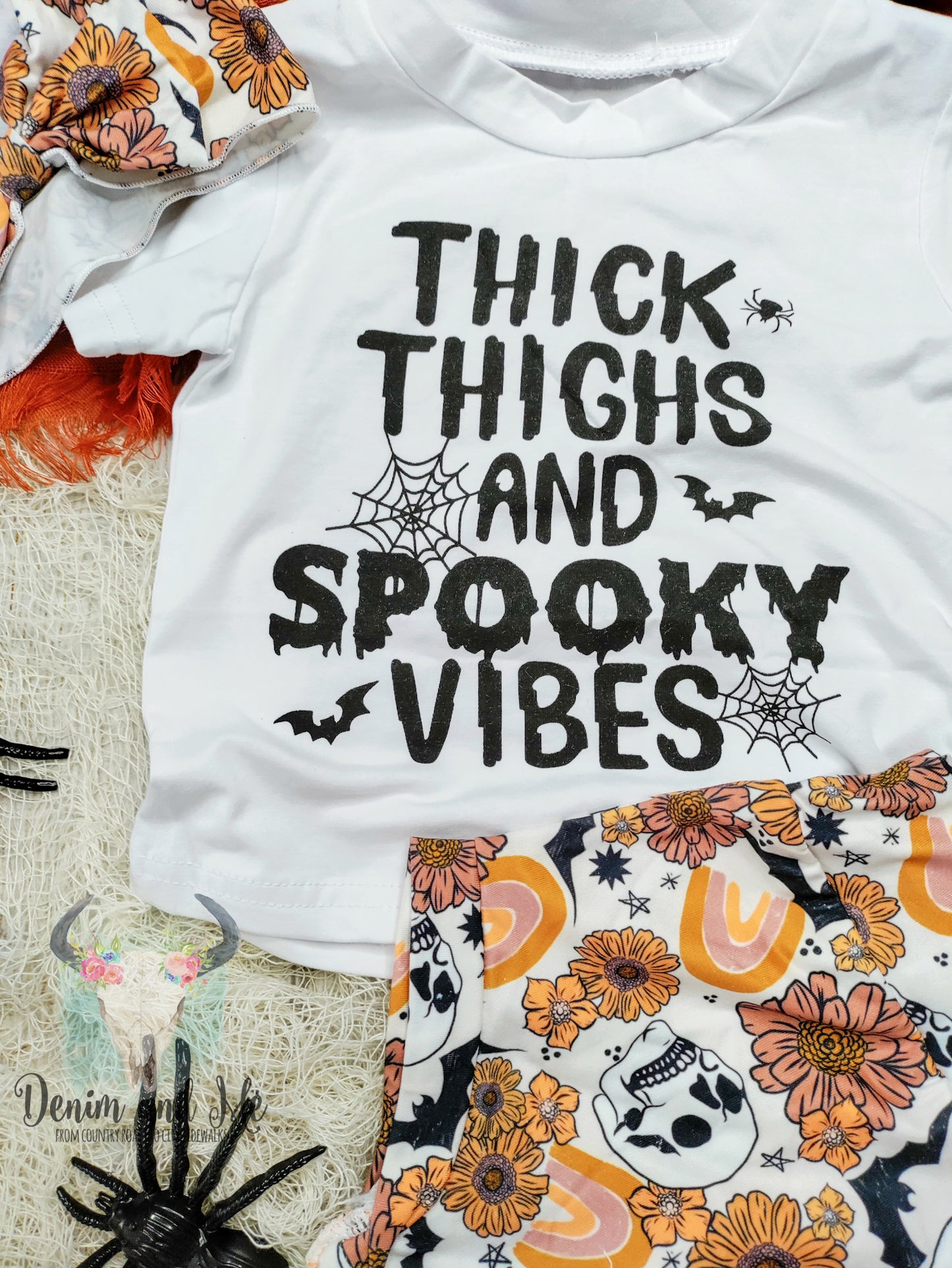 Thick Thighs Spooky Vibes Outfit