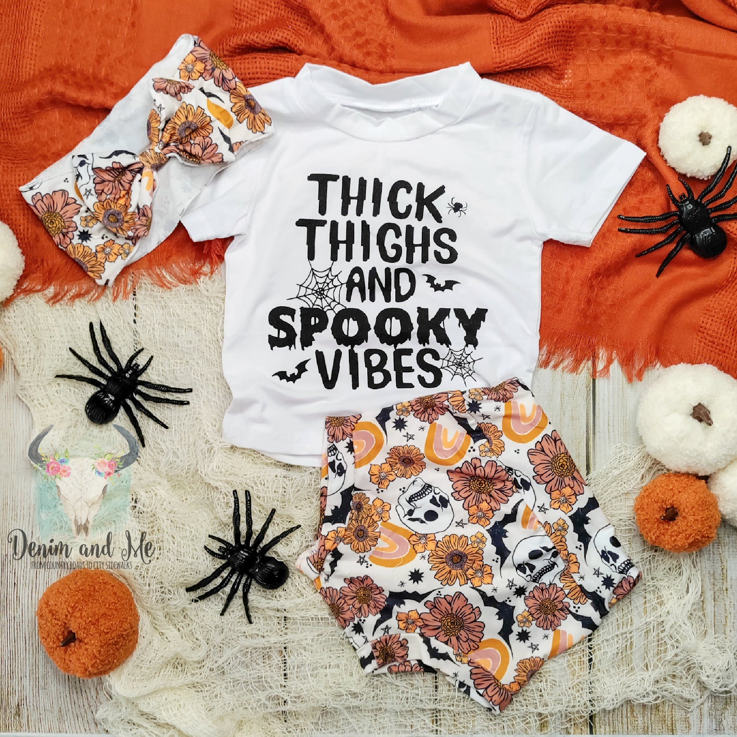 Thick Thighs Spooky Vibes Outfit