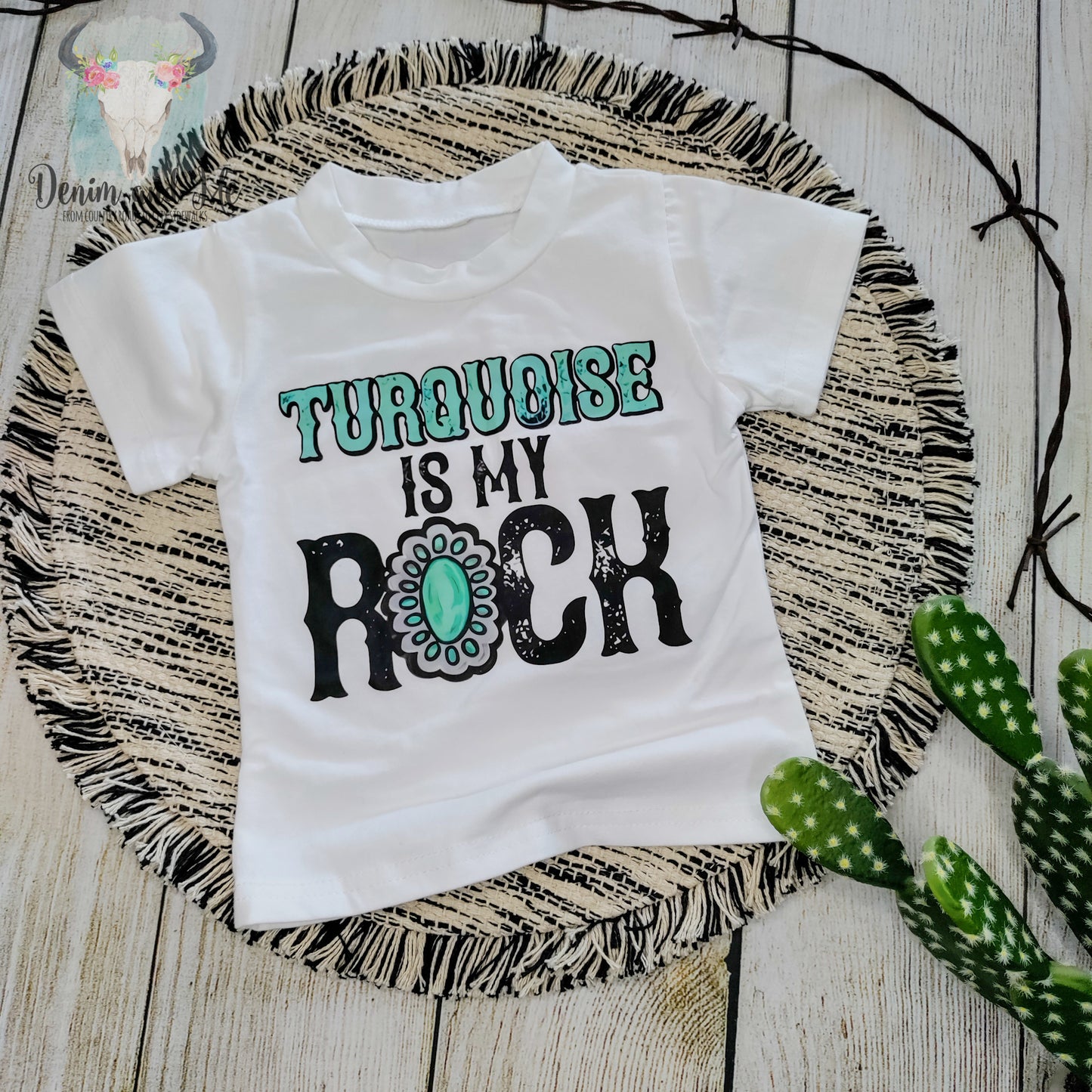 "Turquoise is My Rock" Outfit Set
