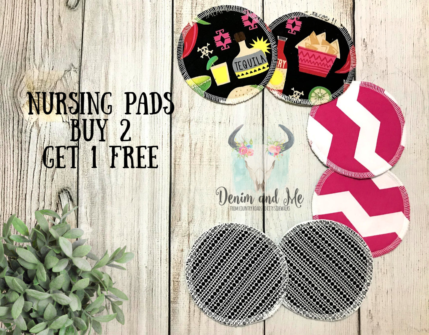 Nursing Pads/Breastfeeding Pads, Mexican food Themed