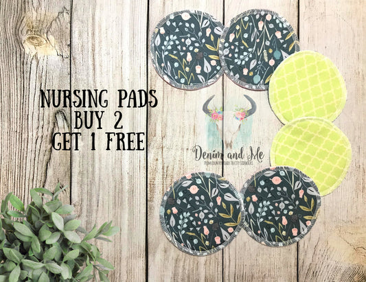 Nursing Pads/Breastfeeding Pads, Floral Themed