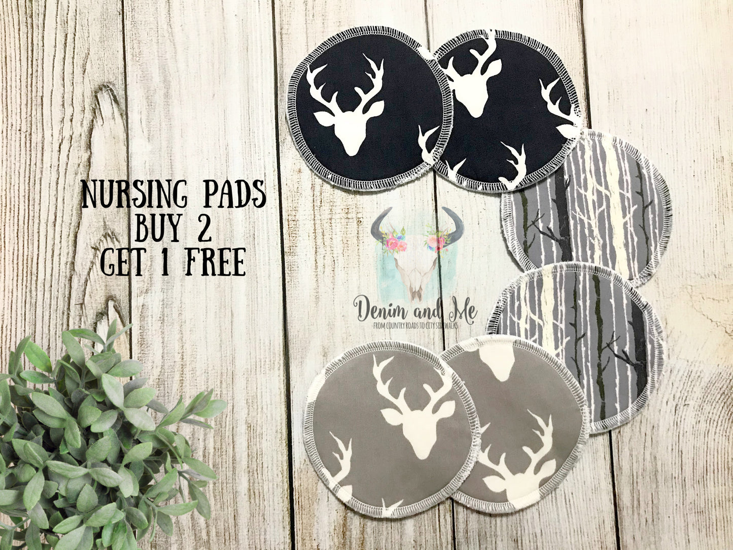 Nursing Pads/Breastfeeding Pads, Deer Themed