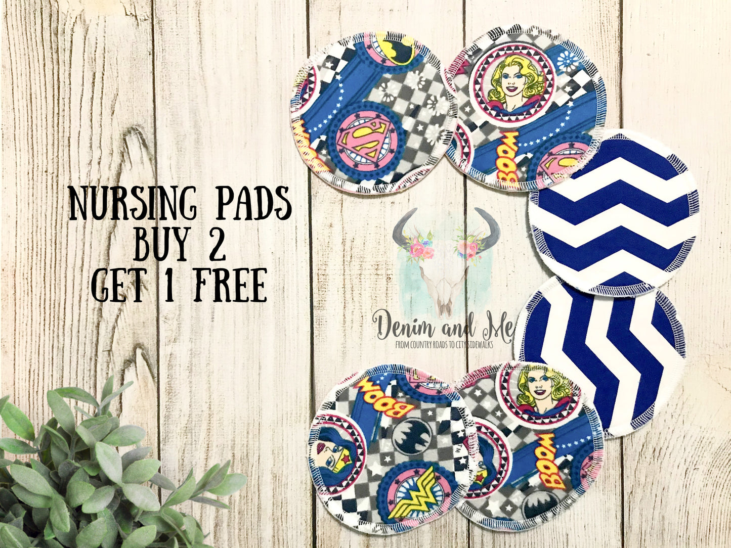 Nursing Pads/Breastfeeding Pads, Super Woman Themed