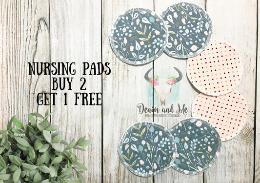 Nursing Pads/Breastfeeding Pads, Floral Themed