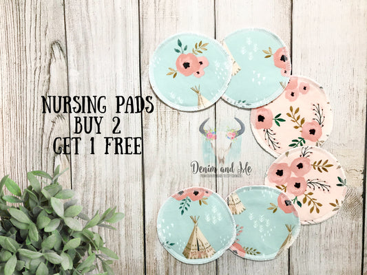 Nursing Pads/Breastfeeding Pads, Teepee Themed