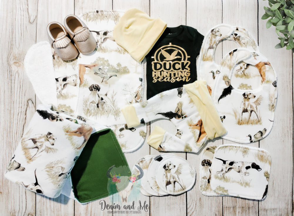"Duck Hunting Season" Baby Boy Gift Set