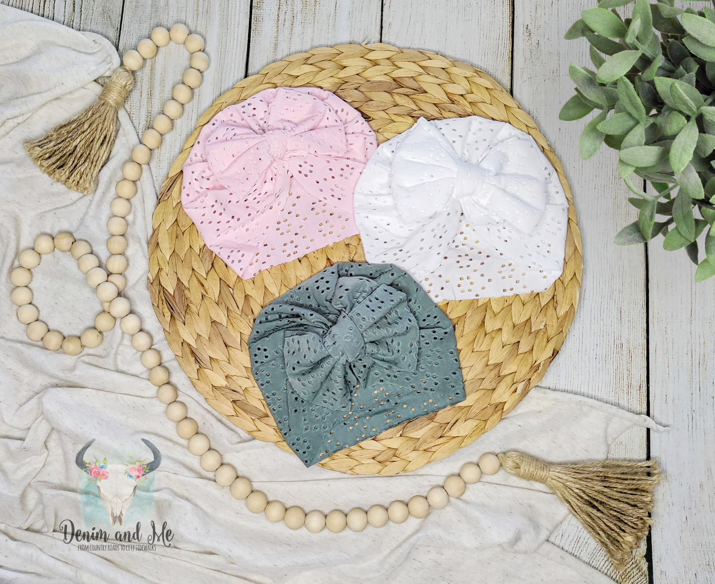Knotted Bow Head Wraps Baby/Toddler
