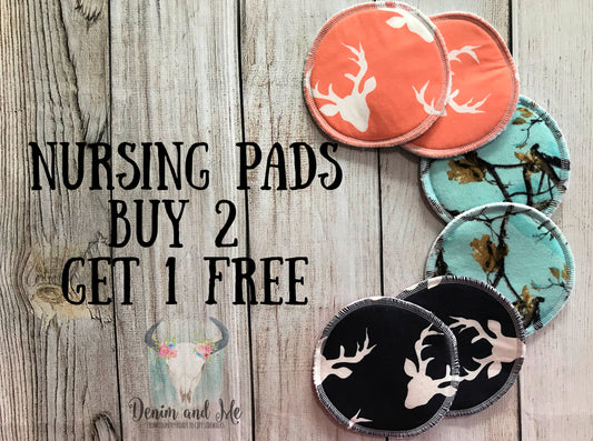 Nursing Pads/Breastfeeding Pads, Deer Camo Themed