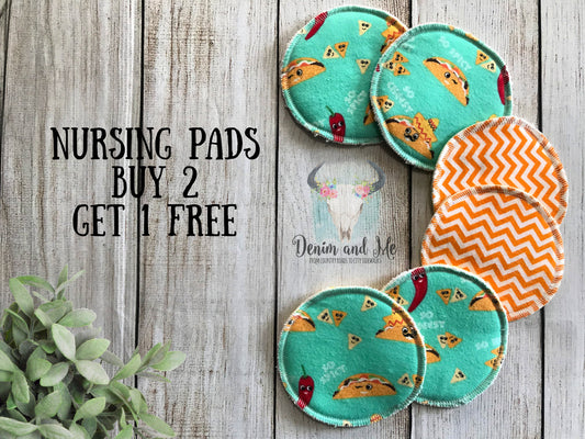 Nursing Pads/Breastfeeding Pads, Chips and Salsa Themed