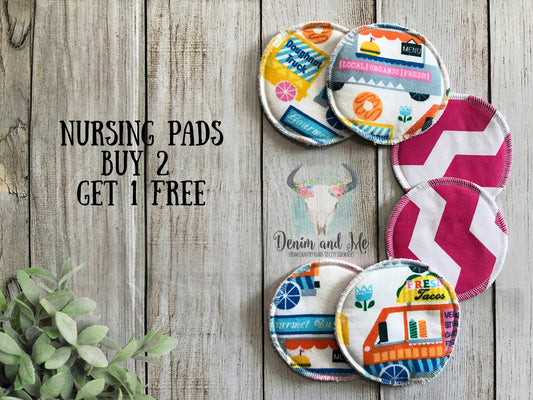 Nursing Pads/Breastfeeding Pads, Food Truck Themed