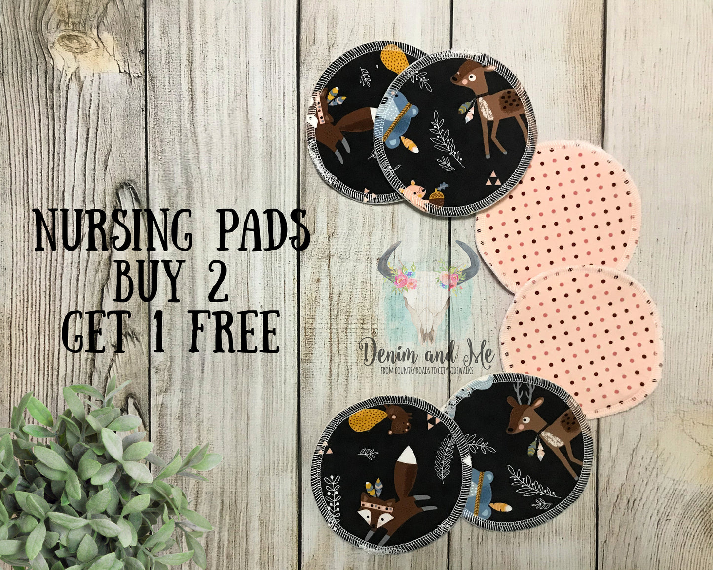 Nursing Pads/Breastfeeding Pads, Woodland Themed