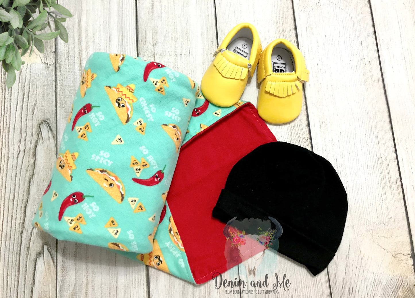 Taco Chips and Salsa Blanket Gift Set