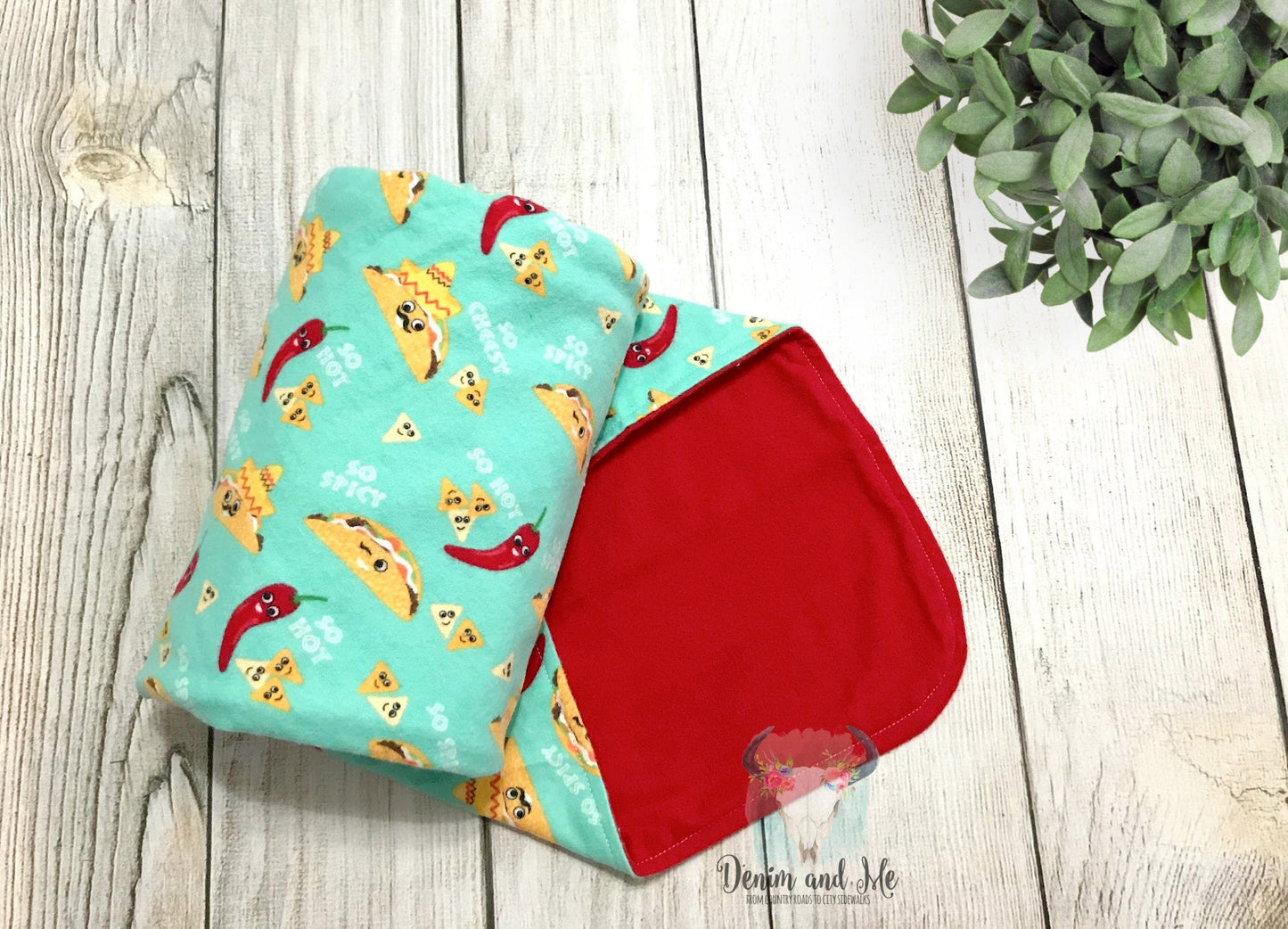 Taco Chips and Salsa Blanket Gift Set