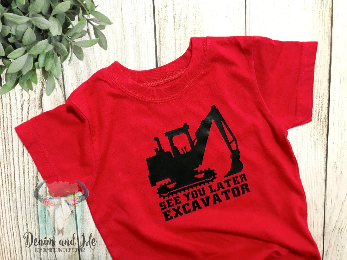 "See Ya Later Excavator" Boys T-Shirt