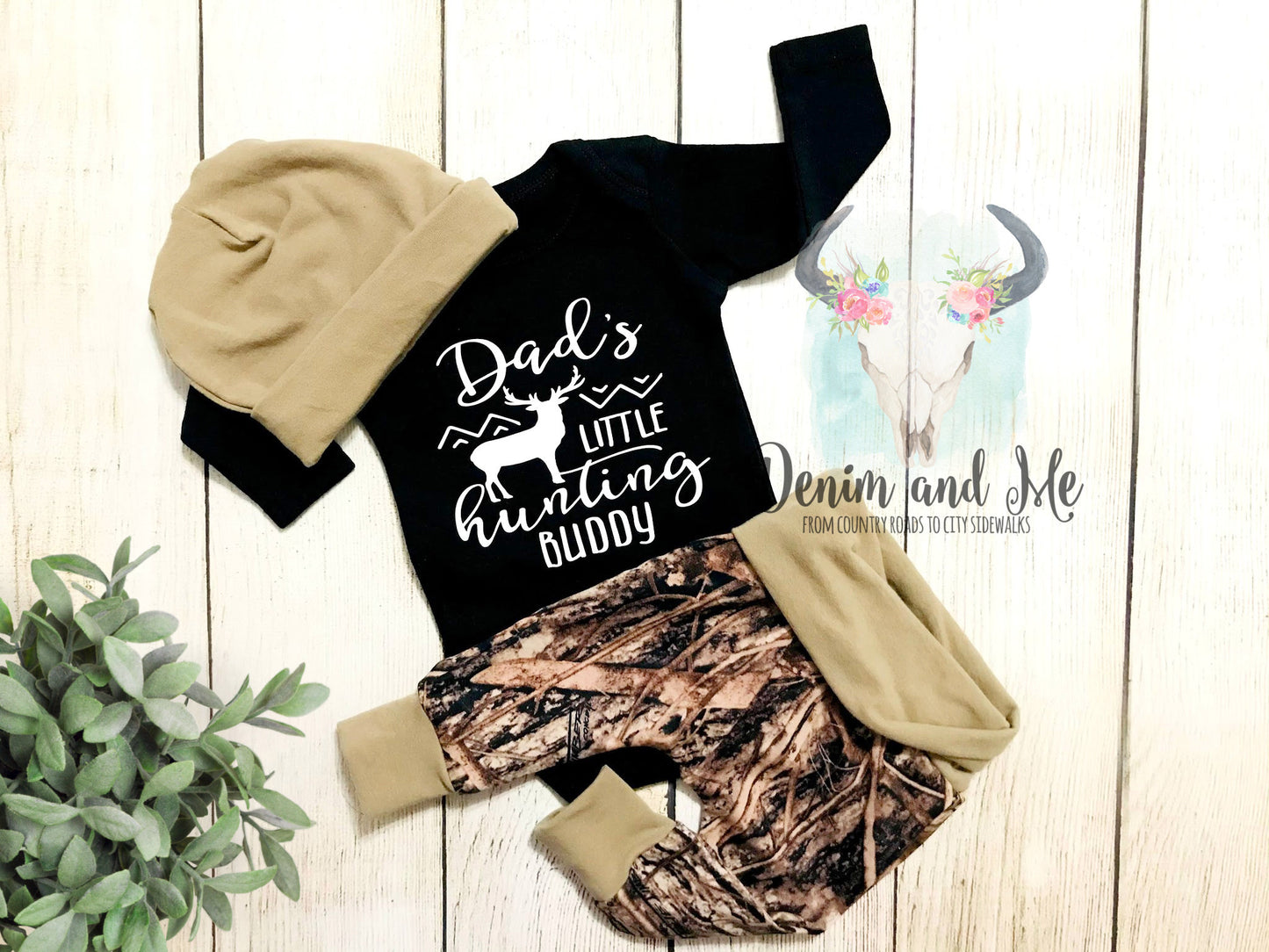 "Dad's Little Hunting Buddy" Camo Outfit
