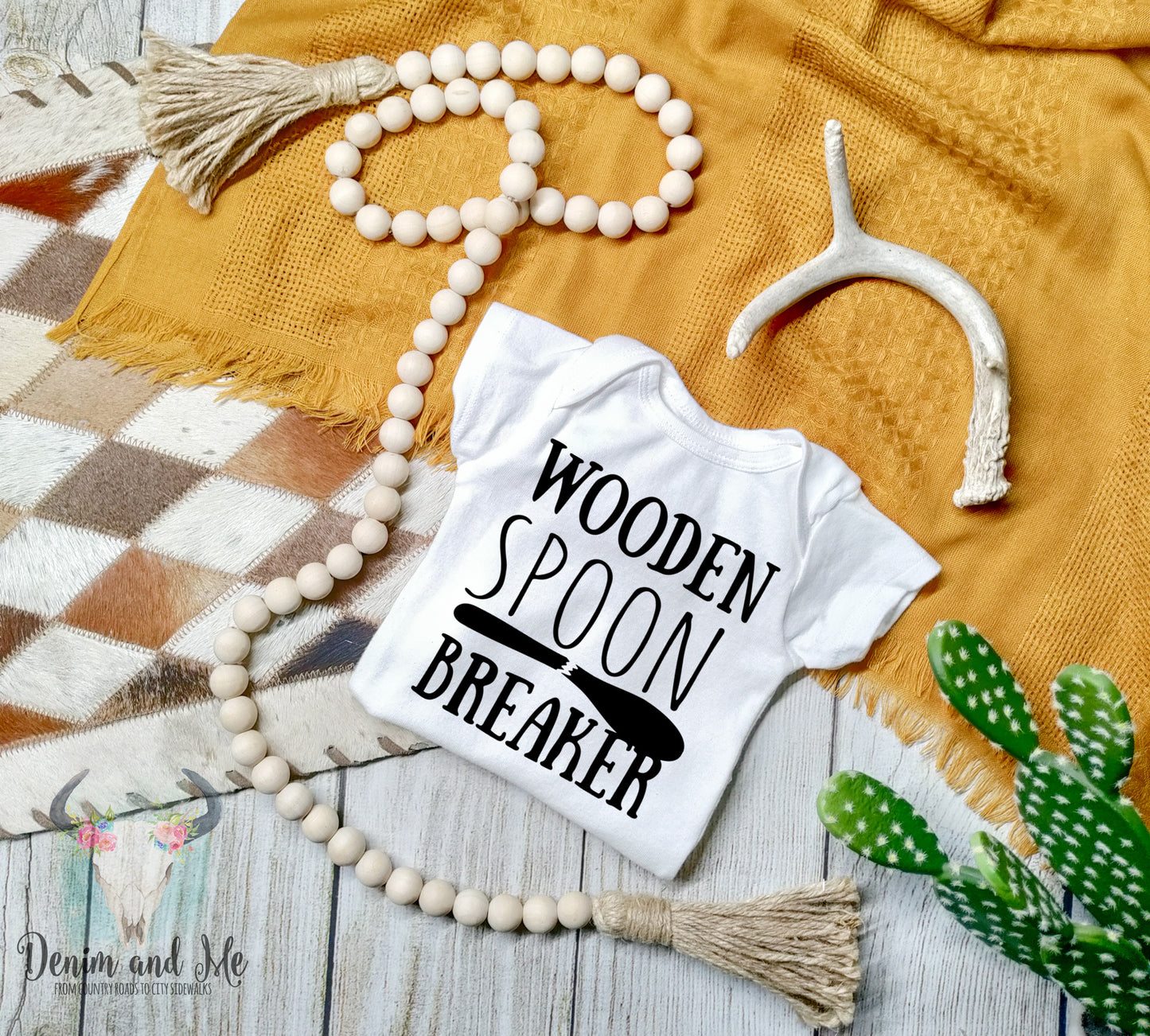 "Wooden Spoon Breaker" Baby Bodysuit