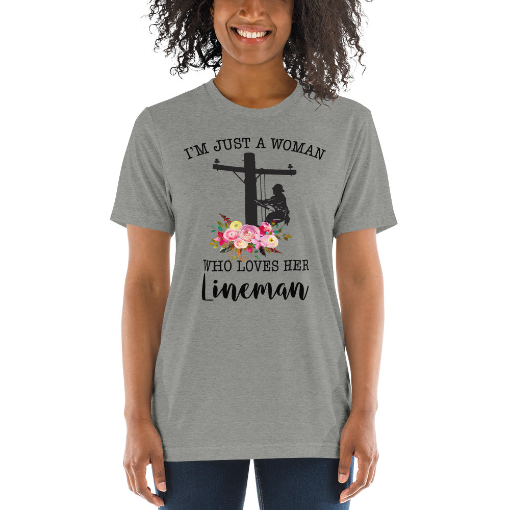 Loves her Lineman Graphic Tee