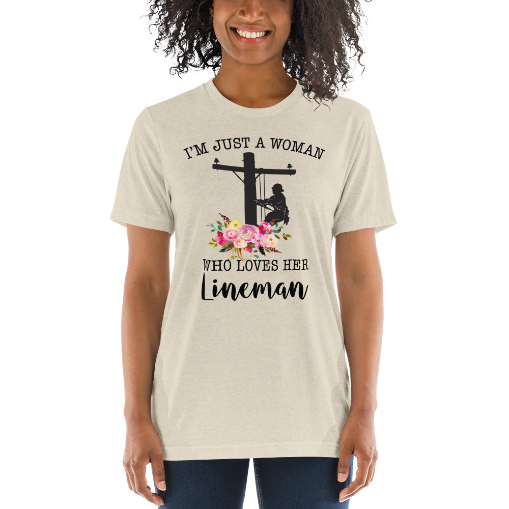 Loves her Lineman Graphic Tee